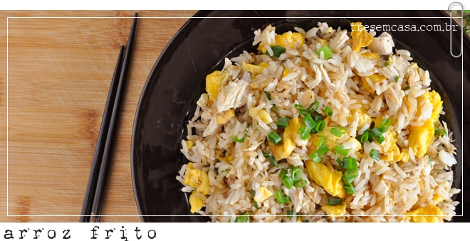 receita de arroz frito