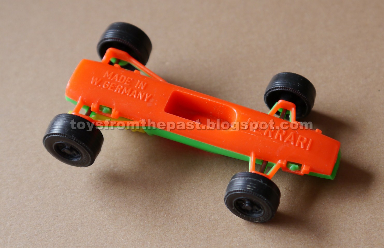 Ballon powerd car made in germany plastic toy car 1960s 1970s