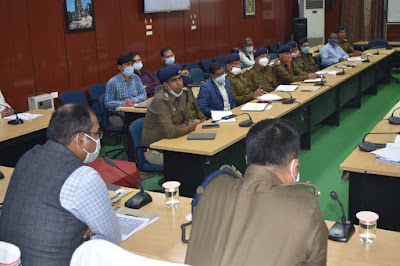 विभागों की समीक्षा बैठक, AnjNewsMedia, Departments Review Meeting