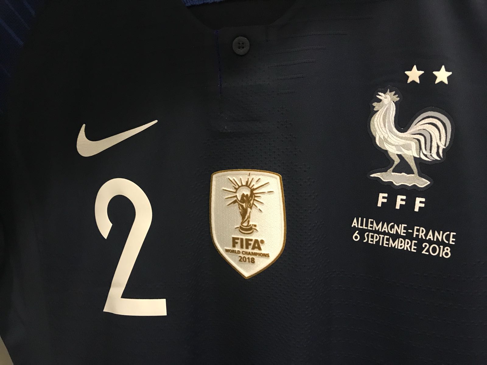 2018 Fifa World Champions Gold Badge