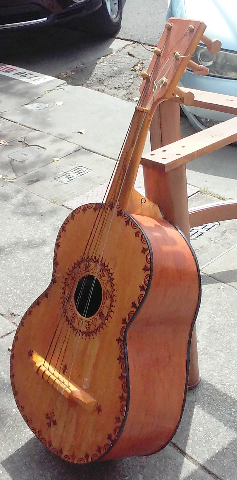 UHURU FURNITURE & COLLECTIBLES SOLD Decorative Guitarron 40