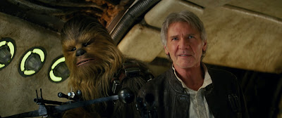 Star Wars Episode VII: The Force Awakens Han Solo Chewie Movie Still 2