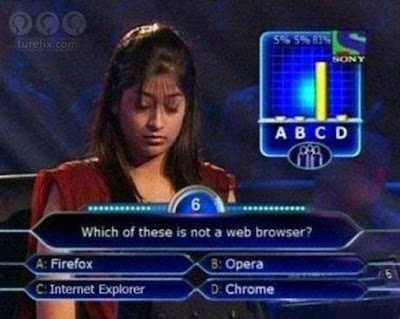 Internet explorer is a program to download browsers, funny geek jokes