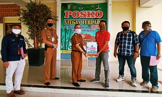 Bentuk Peduli Pemkab Pringsewu untuk Para Jurnalis di Masa Pandemi Covid-19