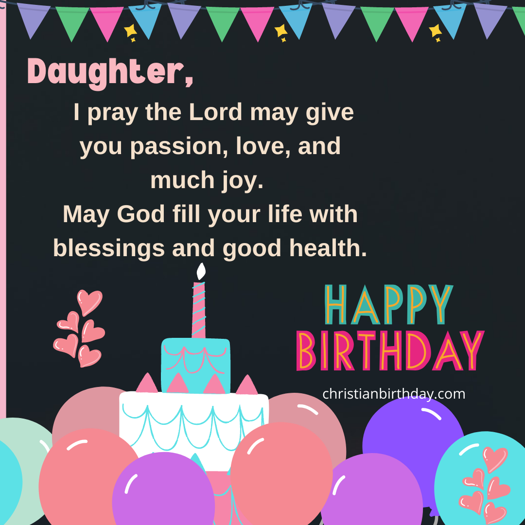 Religious Birthday Wishes For Daughter