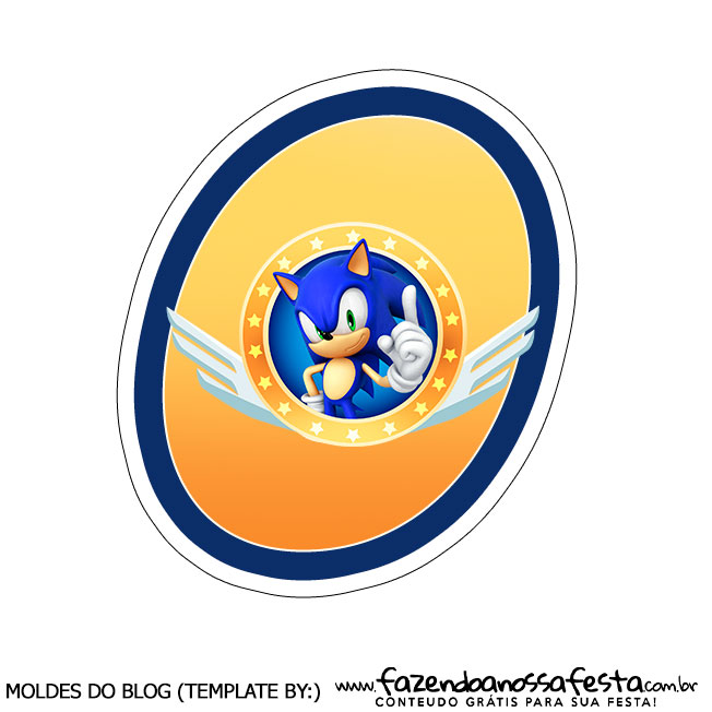 Sonic Free Printable Cake Toppers.  Pastel de sonic, Fiesta de sonic,  Fiestas de cumpleaños de sonic