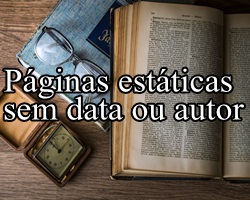 Como deixar as Páginas estáticas sem data ou autor páginas estáticas sem data ou autor