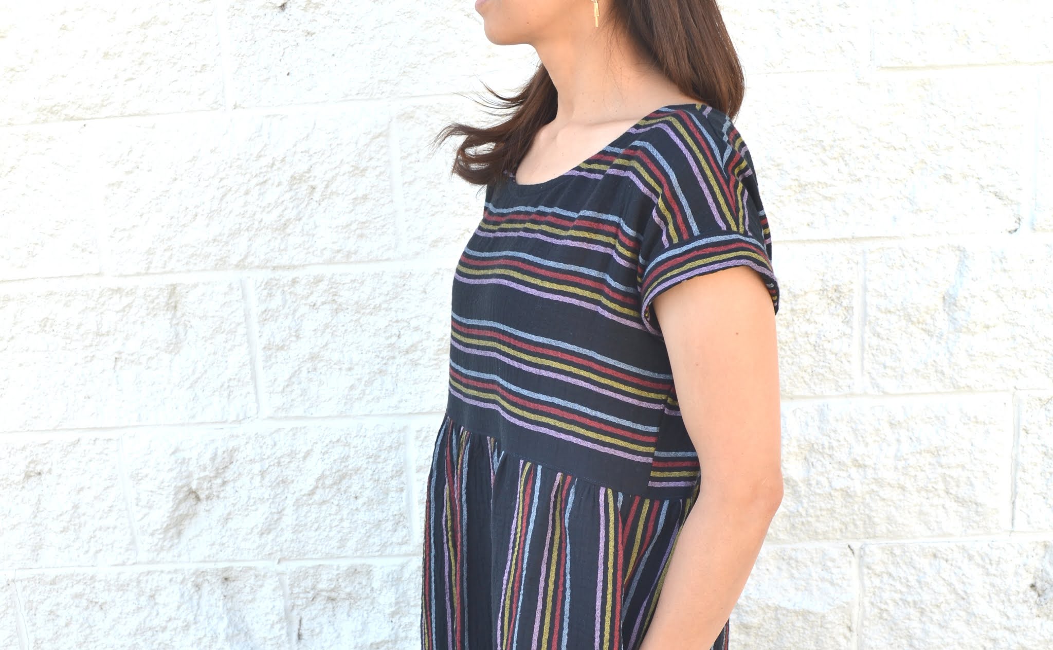 Tea Rose Home Bubble Gauze Summer Dress