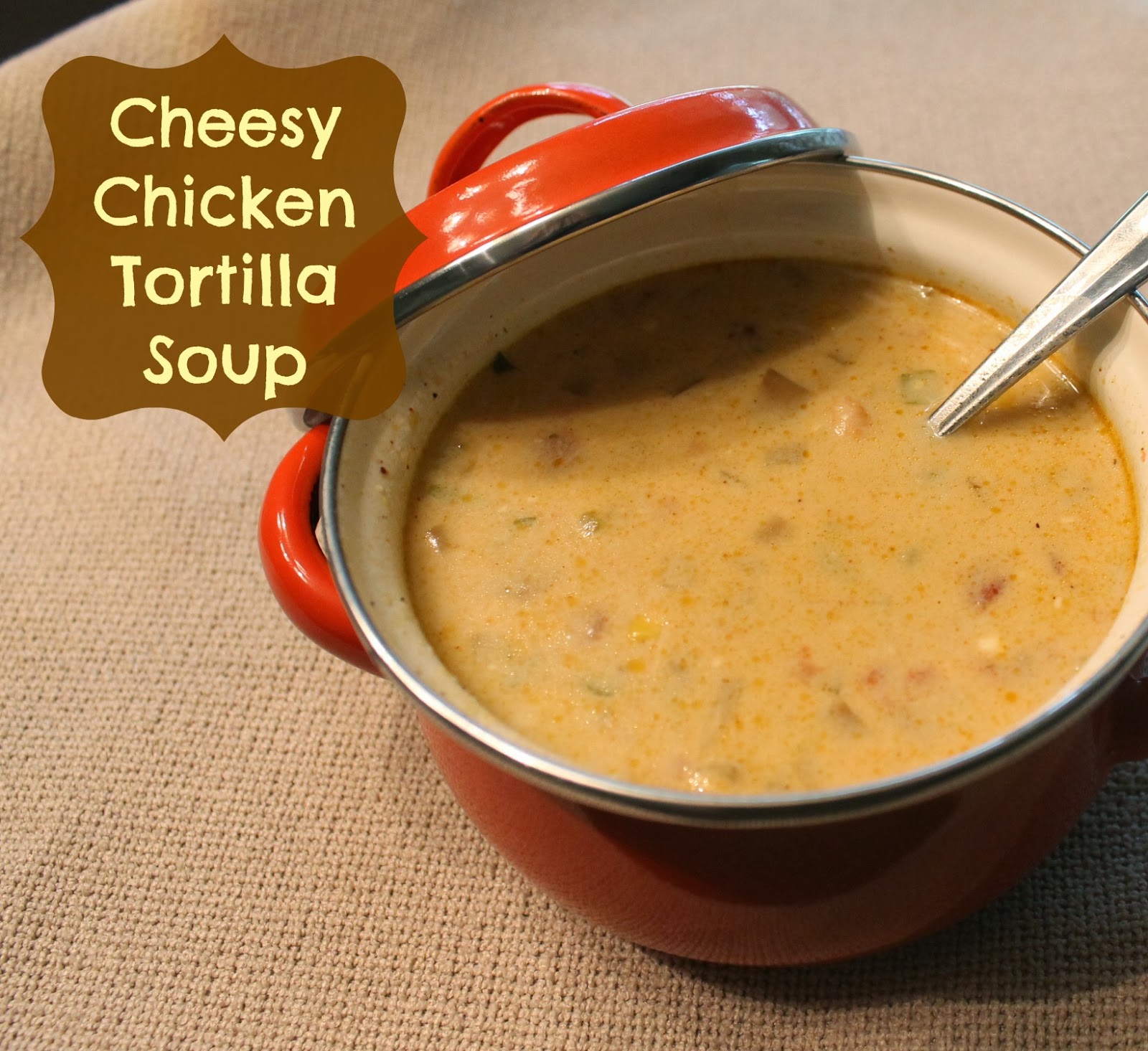 Imitation by Design Easy Cheesy Slow Cooker Chicken Tortilla Soup