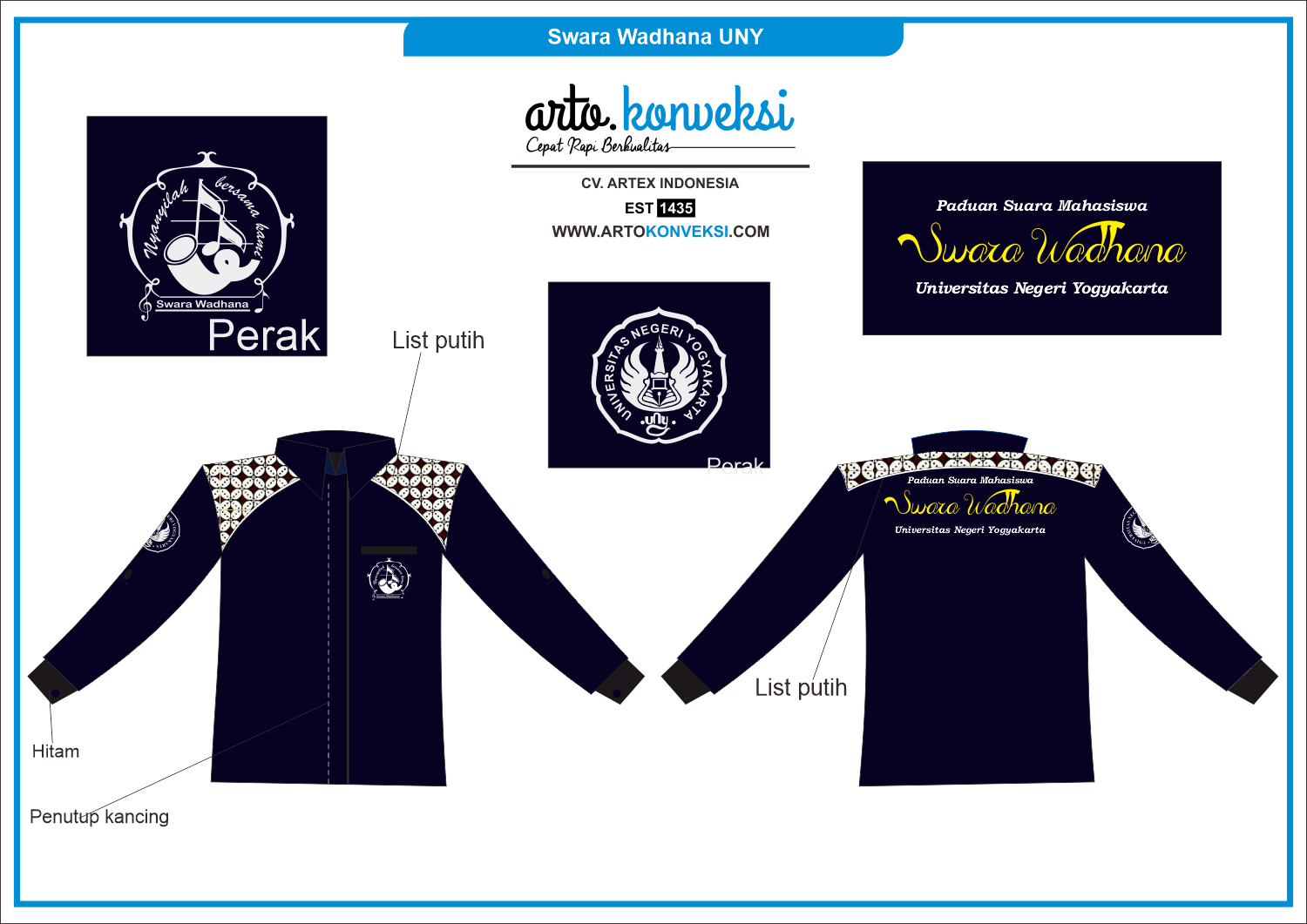 Kemeja Pdl Vector : Kita Clothes Bandung Template Desain Kemeja