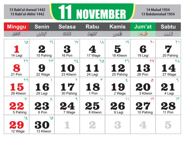√ Download Kalender Jawa 2020 Pdf Lengkap - Bulan Januari, Februari, Maret,  April, Mei, Juni, Juli, Agustus, Spetember, Oktober, November, Desember -  Kanalmu