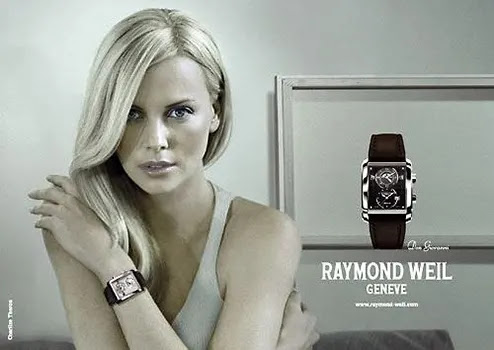 Charlize Theron in Raymond Weil Geneve endorsement