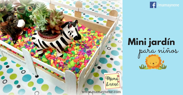 Mini jardín para niños