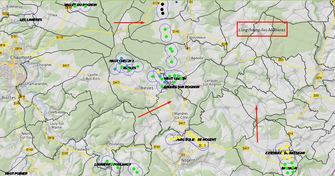 Les vues imprenables et php HauteMarne, LongchamplèsMillières