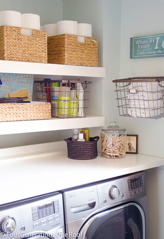 IHeart Organizing: Reader Space: A Rockin' Laundry Room Renovation
