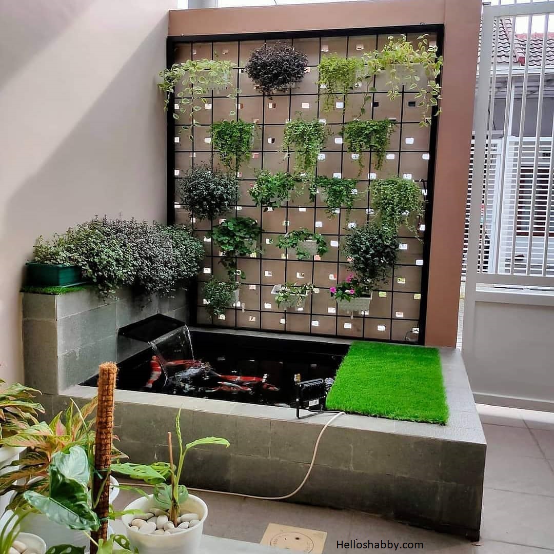 7 Inspirasi Desain Kolam Ikan Minimalis Di Halaman Rumah ~ HelloShabby