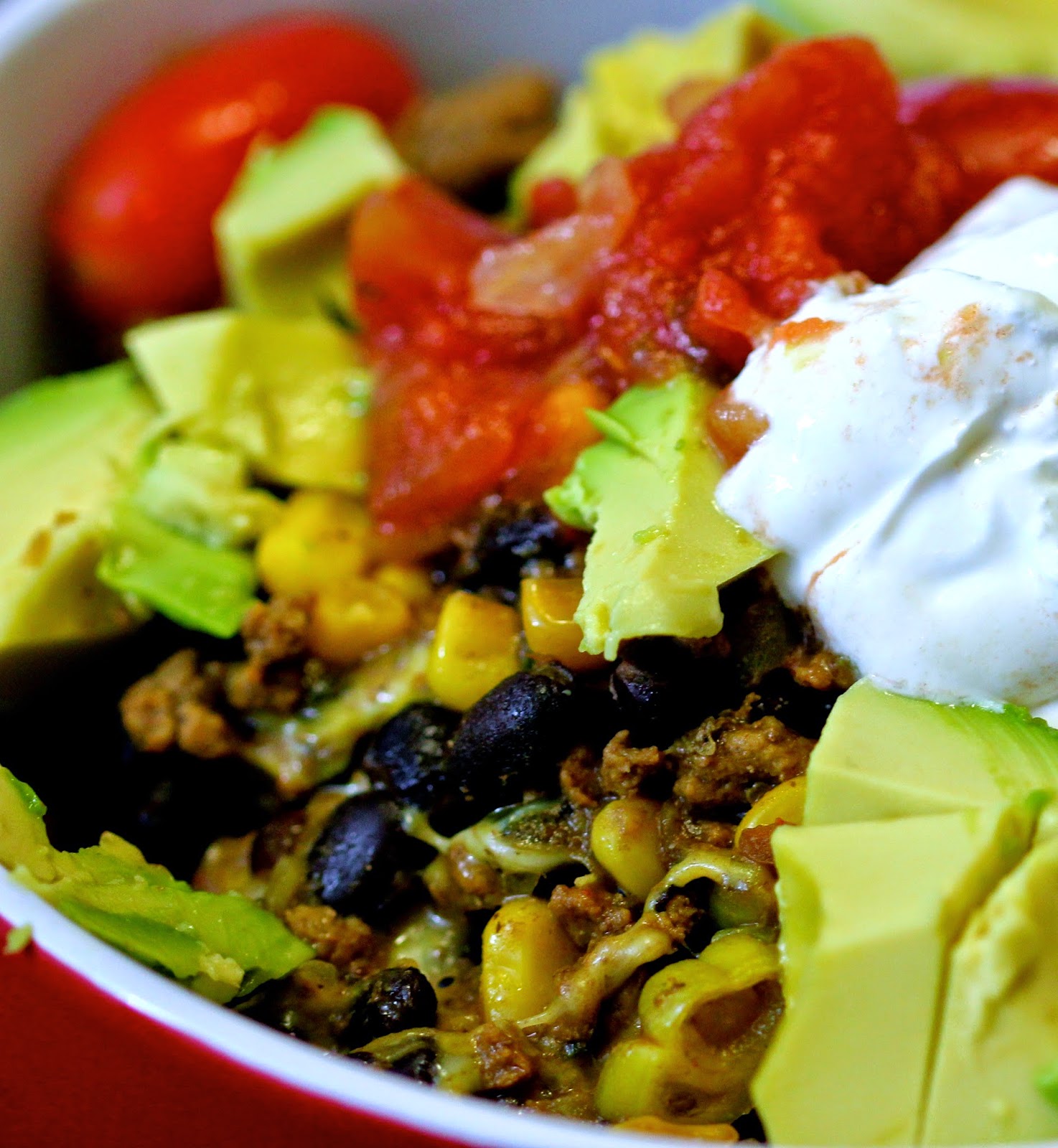 Charleston's Chew Beef Taco Rice Bowl