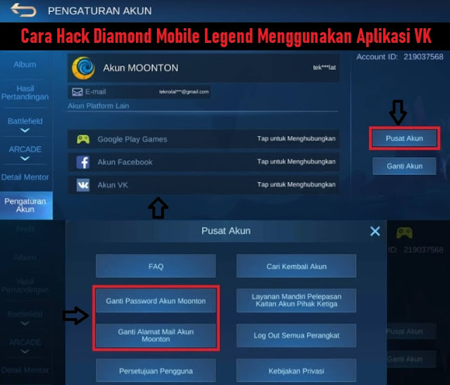Cara Hack Diamond Mobile Legend