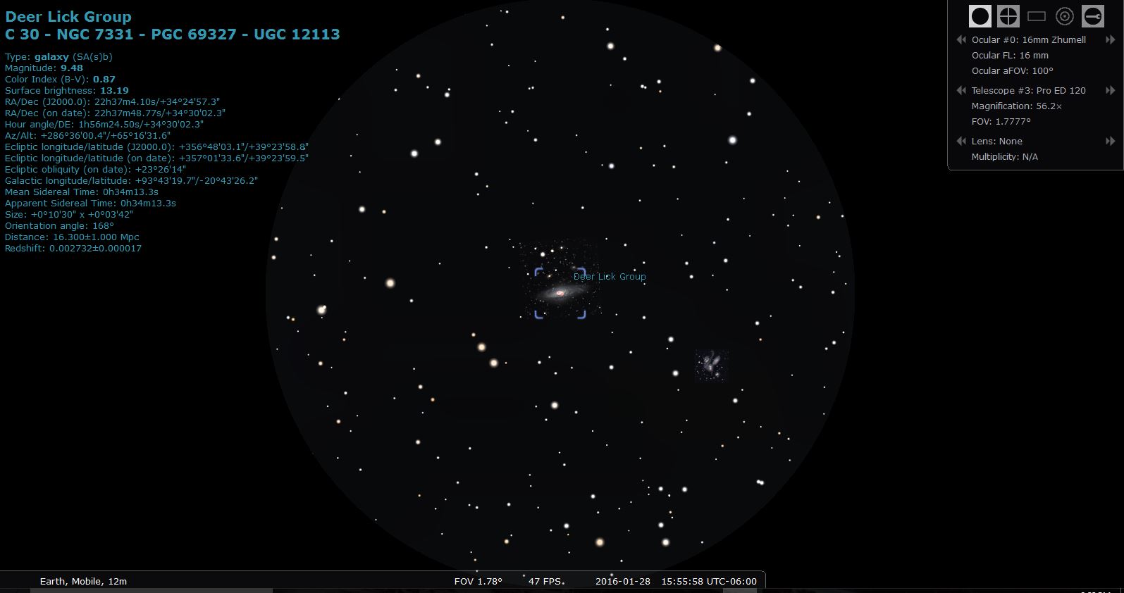 cartes du ciel vs stellarium