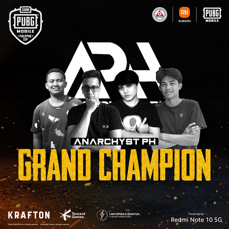 Xiaomi PUBG Mobile Philippines Cup 2021 has ended, Anarchyst PH came out on top Xiaomi PUBG Mobile Philippines Cup 2021 has ended, Anarchyst PH came out on top
