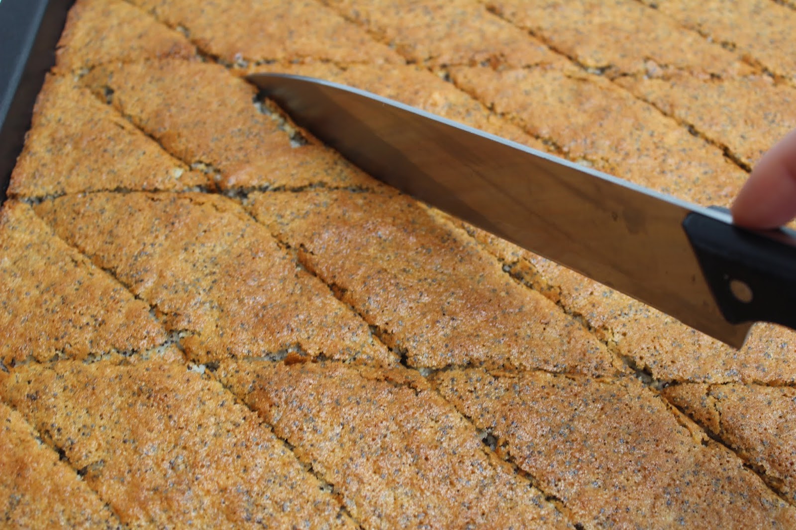gruensteinKitchen: Revani - türkischer Grießkuchen mit Zuckersirup
