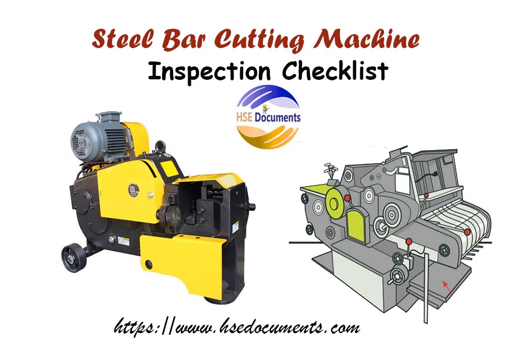 Steel Bar Cutting Machine Inspection Checklist HSE Documents