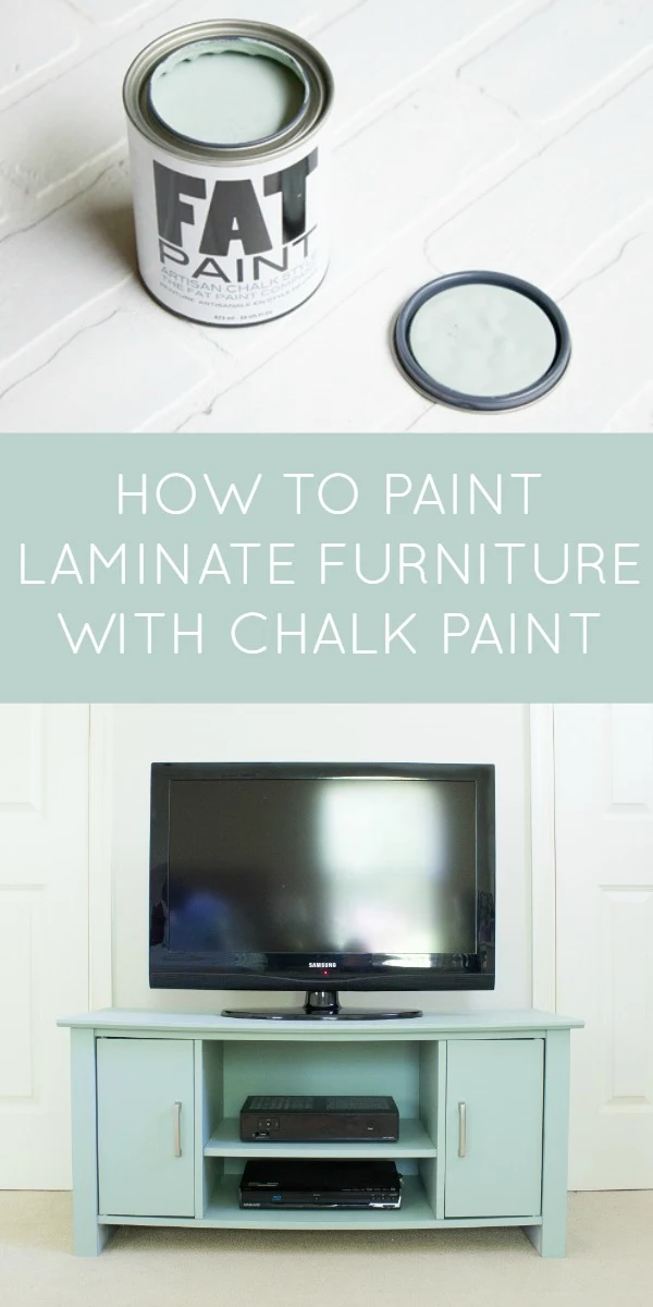 How To Paint Over Laminate Furniture (With Chalk Paint) 