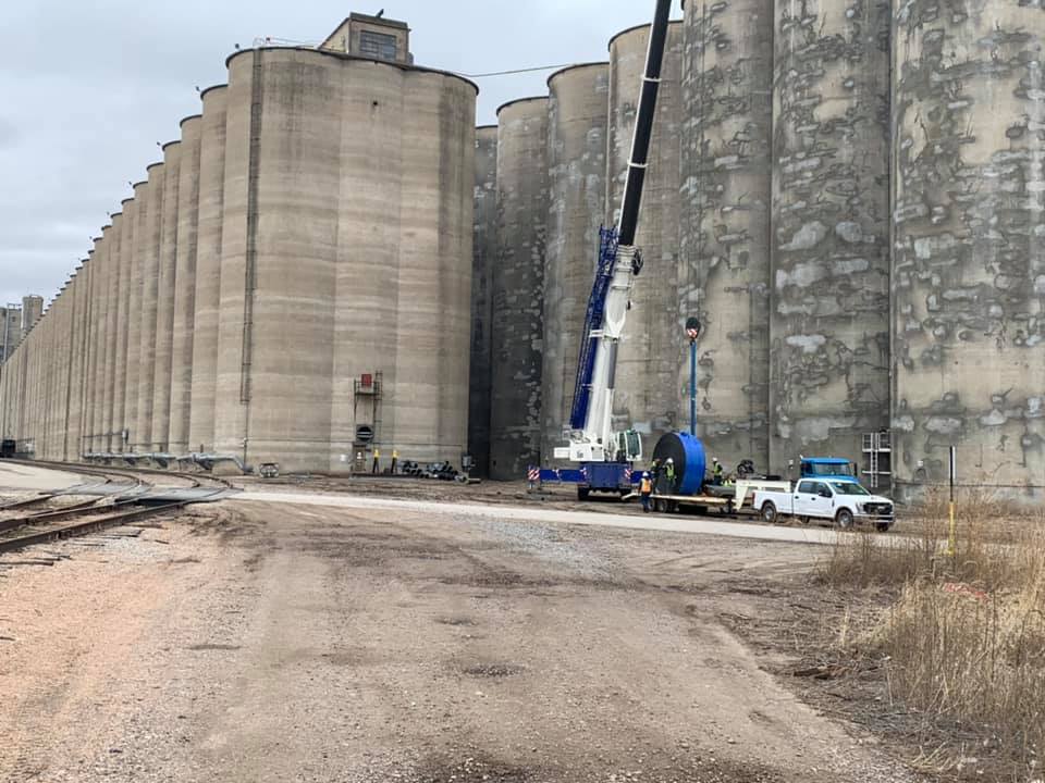 Towns and Nature Topeka, KS Largest Cargill Grain Elevator and UP Yard