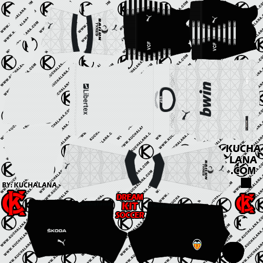 Valencia CF Kits 2020/21 DLS20 Kits Kuchalana