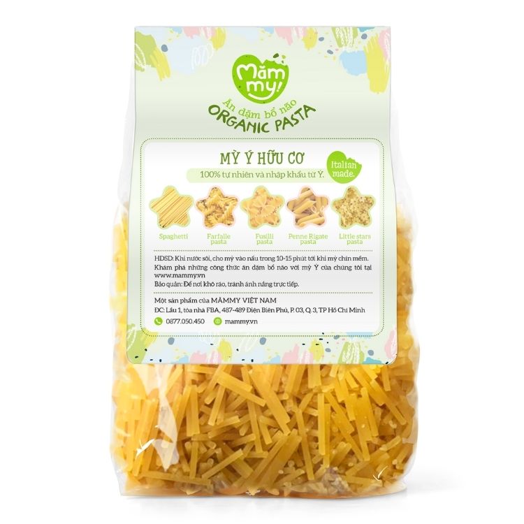 Mỳ Ý Spaghetty Mămmy Cho Bé Ăn Dặm