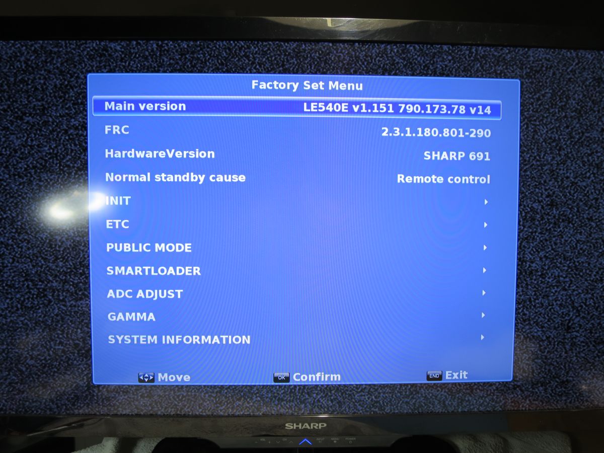 Alpengeist's TV (and other stuff) Repair Blog Sharp LC40LE540E not booting bricked