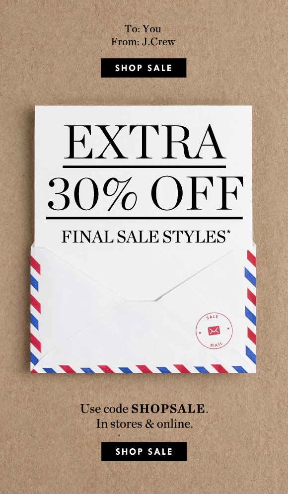J.Crew Aficionada It's Back 30 Off Final Sale at J.Crew! {also 25