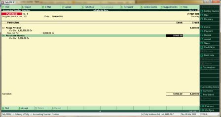 Tally Voucher Entry and Tally Reports with Example