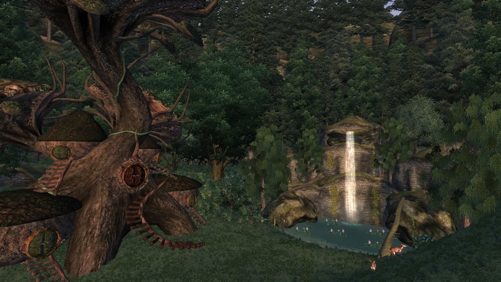 Дома друидов. Тропа друидов пржевальское. Ведьмак друиды в лесу. Роща друидов. Роща друидов.