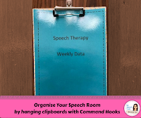 organize your speech room hand clipboards command hooks