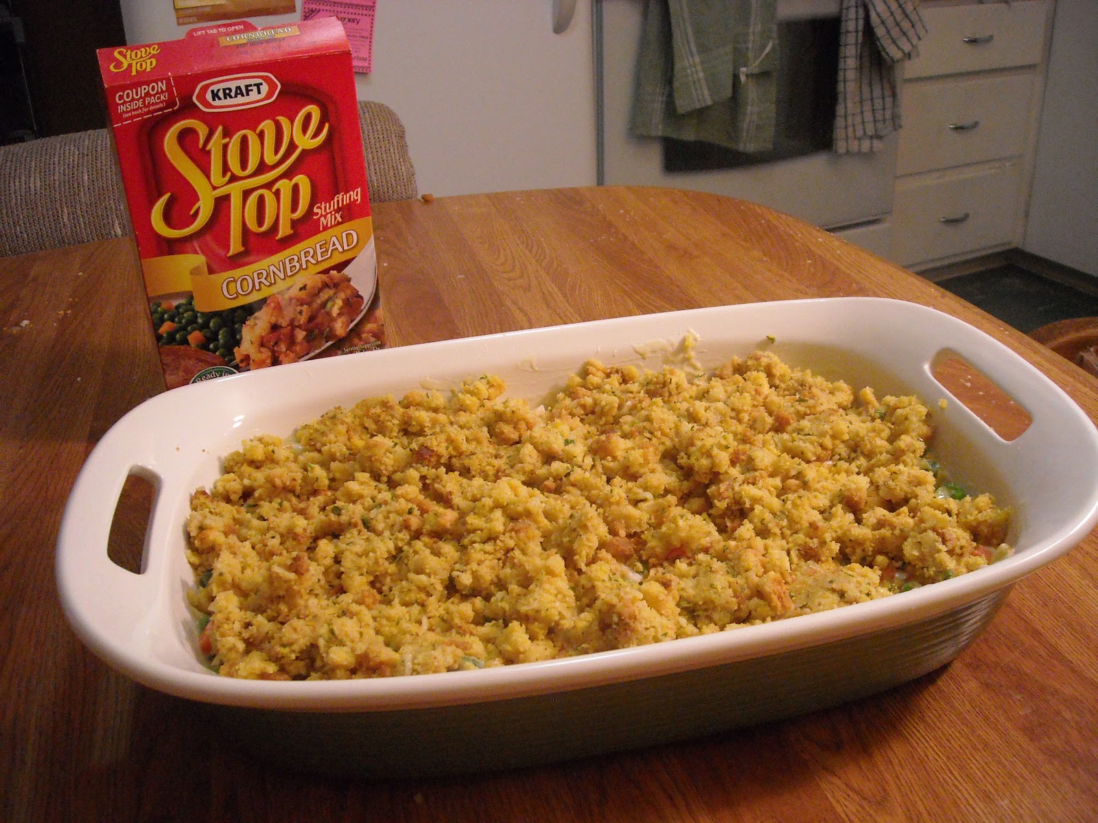 recipe on back: Stove Top Stuffing Easy Chicken Bake