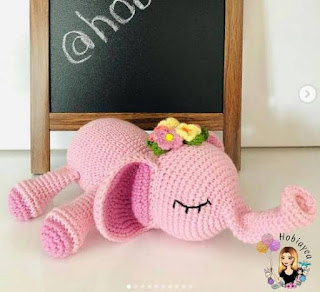 PATRON GRATIS ELEFANTE AMIGURUMI 46803 🐘