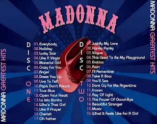 MADONNA - Greatest Hits (2 CDs)  Back