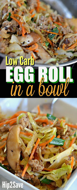 Low Carb Egg Roll in a Bowl