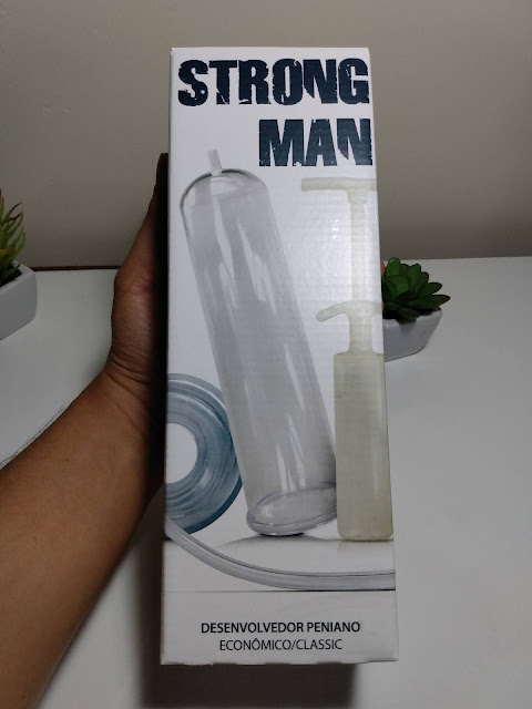 Bomba Peniana Manual Strong Man para aumentar e engrossar penis