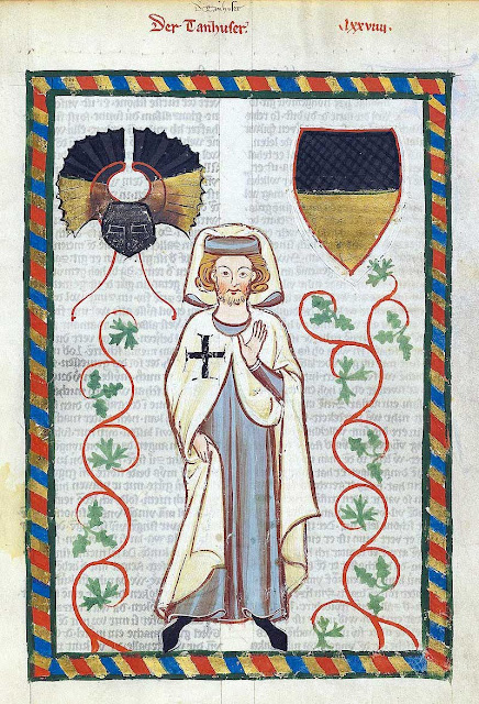 Тангейзер. Манесский кодекс, XIV век