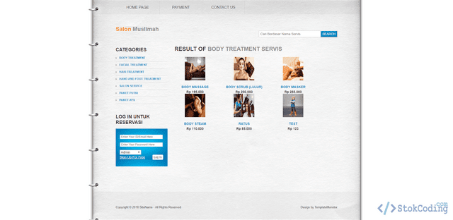 login sistem aplikasi laundry