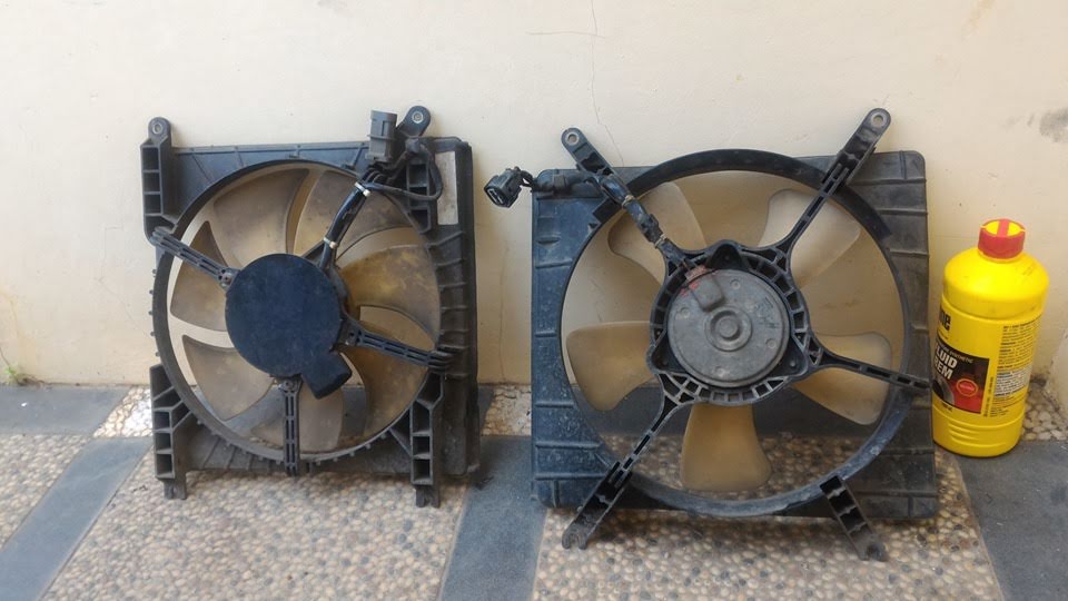 DIY Ganti carbon brush motor fan radiator dan ganti motor fan ac