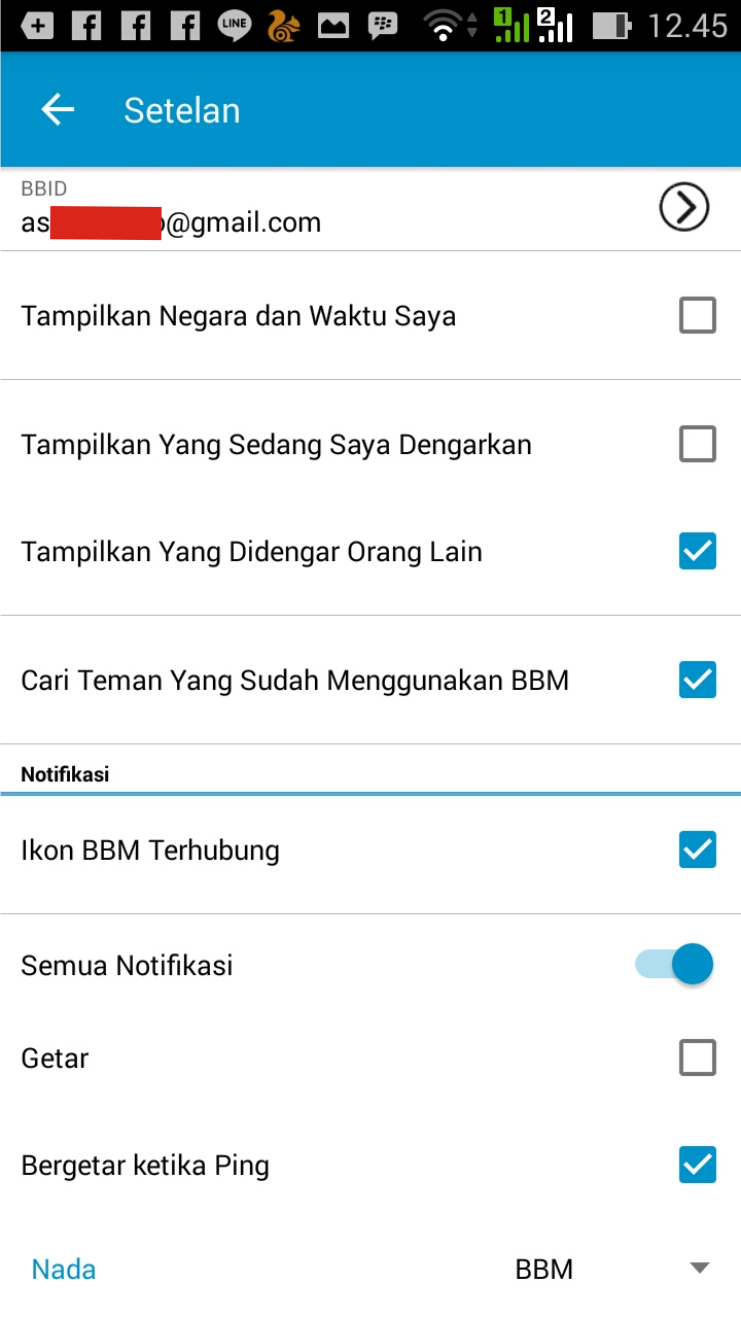Cara mengetahui email yang digunakan untuk mendaftar BlackBerry