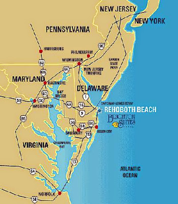 Brighton Suites Hotel   Rehoboth Beach Map and Directions