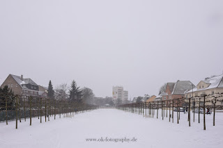 Winterlandschaft Stadt Hamm Schneechaos