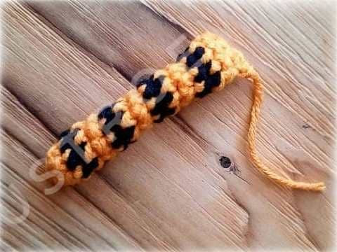 Crochet tiger tail