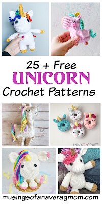 free unicorn crochet patterns