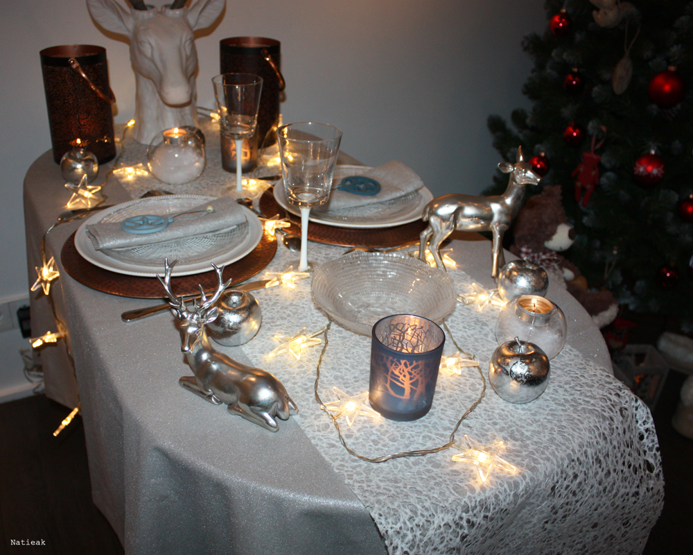 décoration de Noël pour la table