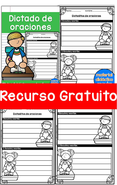 Dictado de oraciones - Material Didactico para tus clases